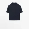 Polos en tricot mélangé laine