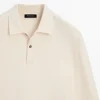 Polos à manches longues avec détails côtelés Polos à manches longues avec détails côtelés