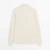 Polos à manches longues en coton mercerisé piqué Polos à manches longues en coton mercerisé piqué