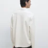 Polos à manches longues en piqué avec patte de boutonnage Polos à manches longues en piqué avec patte de boutonnage