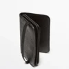 Porte-cartes en cuir nappa avec rabat Porte-cartes en cuir nappa avec rabat