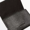 Porte-cartes en cuir nappa avec rabat Porte-cartes en cuir nappa avec rabat