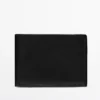 Portefeuille horizontal en cuir nappa Portefeuille horizontal en cuir nappa