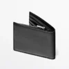 Portefeuille horizontal en cuir nappa avec porte-monnaie Portefeuille horizontal en cuir nappa avec porte-monnaie