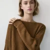 Pull-cape asymétrique en maille Pull-cape asymétrique en maille