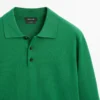 Pull à col polo en tricot de coton