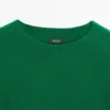 Pull à col rond en mélange de laine