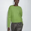 Pull à col rond en mélange de laine