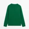 Pull à col rond en mélange de laine