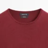 Pull à col rond en tricot de coton