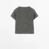 Pull court en tricot d&rsquo;alpaga et de laine