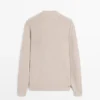 Pull en coton à col Henley