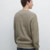 Pull en coton à mailles torsadées