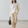 Pull en coton mélangé ajouré