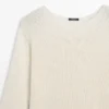 Pull en coton mélangé ajouré