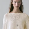 Pull en coton mélangé ajouré