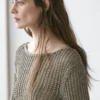 Pull en coton mélangé ajouré