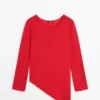 Pull en maille asymétrique Pull en maille asymétrique