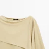 Pull en maille avec détail écharpe Pull en maille avec détail écharpe