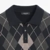 Pull en maille avec motif argyle Pull en maille avec motif argyle