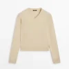 Pull en maille à col en V Pull en maille à col en V