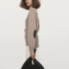 Pull en maille à col en V avec coudières Pull en maille à col en V avec coudières