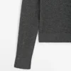 Pull en maille à col montant en mélange de laine Pull en maille à col montant en mélange de laine