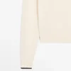 Pull en maille de coton avec détail d’écharpe Pull en maille de coton avec détail d’écharpe