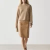 Pull en maille de coton et de lin avec poche Pull en maille de coton et de lin avec poche