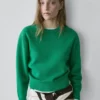 Pull en maille de coton mélangé Pull en maille de coton mélangé