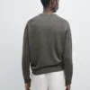 Pull en maille de coton mélangé Pull en maille de coton mélangé