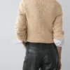 Pull en maille de coton mélangé Pull en maille de coton mélangé
