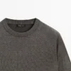 Pull en maille de coton mélangé Pull en maille de coton mélangé