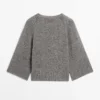 Pull en maille de coton mélangé Pull en maille de coton mélangé