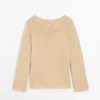 Pull en maille de coton mélangé Pull en maille de coton mélangé
