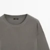 Pull en maille de coton mélangé Pull en maille de coton mélangé
