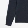 Pull en maille de laine à col polo Pull en maille de laine à col polo