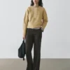 Pull en maille mélangée de laine Pull en maille mélangée de laine