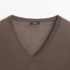 Pull en maille mélangée soie et laine Pull en maille mélangée soie et laine