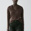 Pull en maille mélangée soie et laine Pull en maille mélangée soie et laine