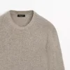 Pull en maille moulina de coton et lin Pull en maille moulina de coton et lin