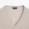 Pull en maille oversize à col en V Pull en maille oversize à col en V