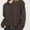 Pull en maille oversize à col en V Pull en maille oversize à col en V