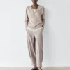 Pull en maille oversize à col en V Pull en maille oversize à col en V