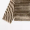 Pull en maille rayée 100 % coton Pull en maille rayée 100 % coton
