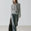 Pull en maille rayée avec détail sur les manches Pull en maille rayée avec détail sur les manches