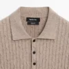 Pull en maille torsadée en mélange de coton