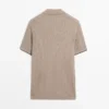 Pull en maille torsadée en mélange de coton
