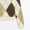 Pull en tricot de coton avec motif argyle Pull en tricot de coton avec motif argyle