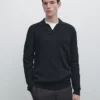 Pull en tricot de coton mélangé Pull en tricot de coton mélangé